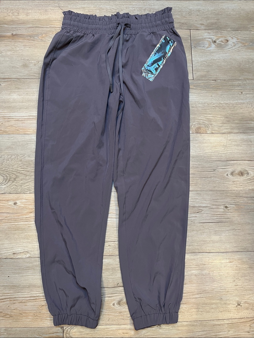 Mono B Charcoal Gray Drawstring Joggers